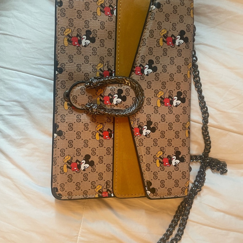 Gucci Disney purse with Chain Detail